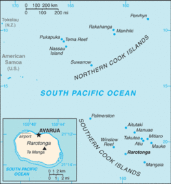 Location of Avarua (star)