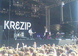 Krezip on the Bevrijdingsfestival Overijssel 2008 in Zwolle.