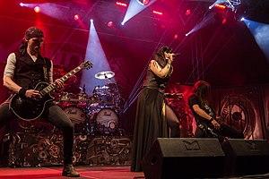 Xandria performing at Wave-Gotik-Treffen in Leipzig