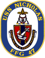 USS Nicholas FFG-47 Crest.png
