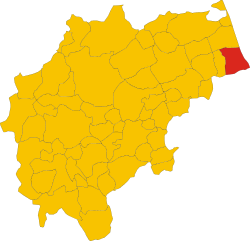 Civitanova within the Province of Macerata