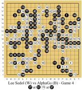 Lee Sedol (W) vs AlphaGo (B) - Game 4.svg