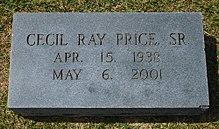 Cecil Ray Price, Sr. Gravemaker.jpg