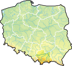 Location within Poland