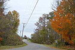 Autumn colors on Mill Dam Road