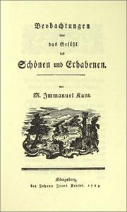 Observations on the Feeling of the Beautiful and Sublime (German edition).jpg