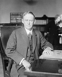 Chas. H. Burke, Com. of Indian Affairs, 4-1-21 LOC npcc.03854 (cropped).jpg