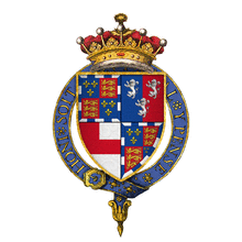Quartered arms of Sir Edward Somerset, 4th Ear of Worcester, KG.png
