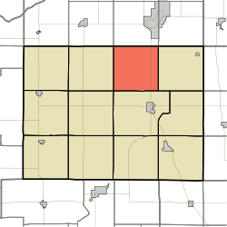 Location in Pulaski County