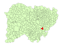 Location in Salamanca