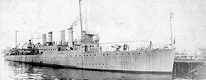 USS Welles (DD-257) at Boston, Massachusetts (USA), on 2 September 1919 (NH 105327).jpg