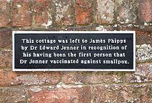 James Phipps' Cottage - plaque.JPG