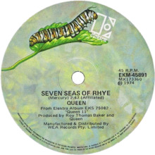 Seven Seas of Rhye by Queen Australian vinyl.png