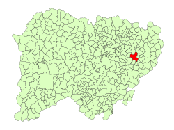 Location in Salamanca