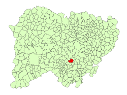 Location in Salamanca