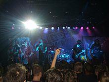 Sonic Syndicate performing at Melkweg in Amsterdam on 15 December 2009