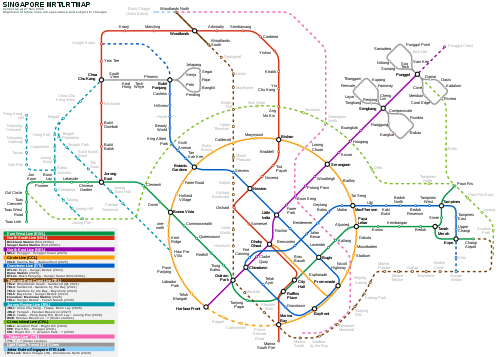 Singapore MRT and LRT System Map.svg