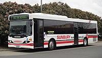 Bus at Sunbury Station