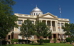 The Anderson County Courthouse in Palestine