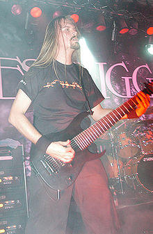 Fredrik Thordendal performing live at Mondo, Stockholm, Sweden during May 2005.