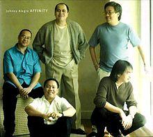 Founding members, from left to right: (seated) Tots Tolentino, (standing) Johnny Alegre and Colby de la Calzada, (foreground) Elhmir Saison and Koko Bermejo