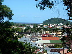 Cayenne, view from Fort Cépérou