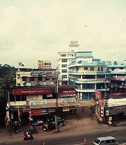 Skyview of Adoor central junction