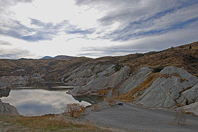 Old gold workings, St. Bathans, Otago, New Zealand.jpg