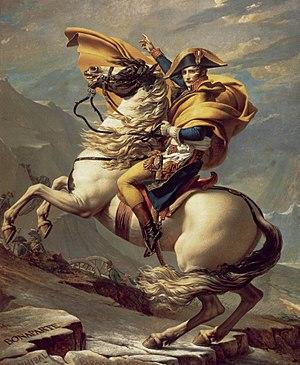 David - Napoleon crossing the Alps - Malmaison2.jpg