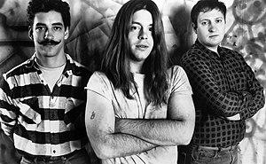 Hüsker Dü in 1986 Left to right: Greg Norton, Grant Hart, and Bob Mould.