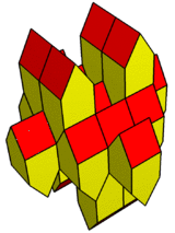 Elongated gyrobifastigium equilateral honeycomb.png