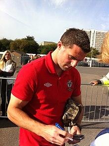 Frazer Richardson outside St. Mary's Stadium.jpg