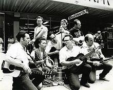 HRM busking in Calgary, Alberta (circa 1989)