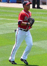 Gregor Blanco wearing the second alternate home uniform