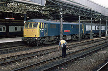 Photograph of the Class 86 electric locomotive 86 260, which was named after Wally Oakes.