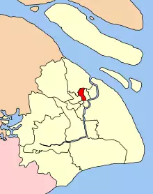 Shanghai administrative Zhabei.svg