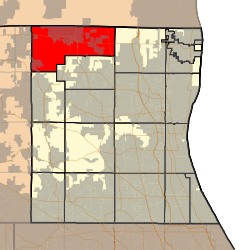 Location in Lake County
