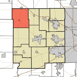 Location in Hendricks County