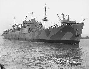 USS George F Elliott (AP-13) off Norfolk VA Jan 1942.jpg