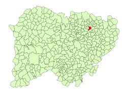 Location in Salamanca