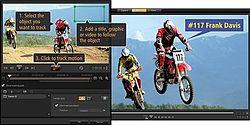 The main interface of Corel VideoStudio X6 (2013)
