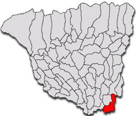 Location in Gorj County