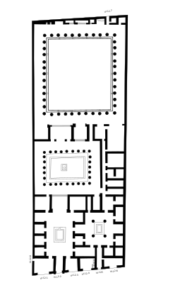 Building Plan of the House of the Faun