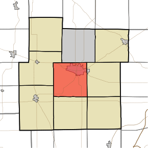 Location in Whitley County