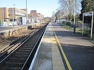 Camberley railway station, Surrey (geograph 3833736).jpg