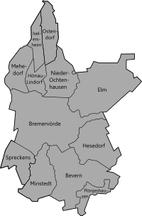 Ortschaften Bremervörde Blanko.svg