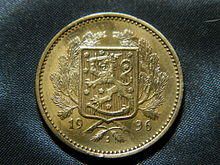5 markka obverse