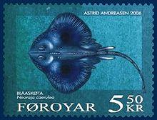 Faroese stamp 542 blue ray.jpg