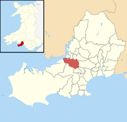 Swansea UK ward location - Gowerton.png
