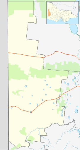 Serviceton is located in Shire of West Wimmera